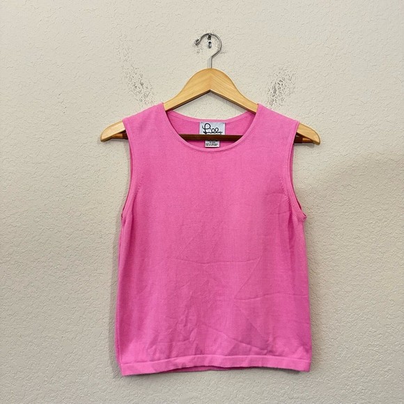 Lilly Pulitzer Sweaters - Vintage LILLY PULITZER Pink Knit Sweater Vest